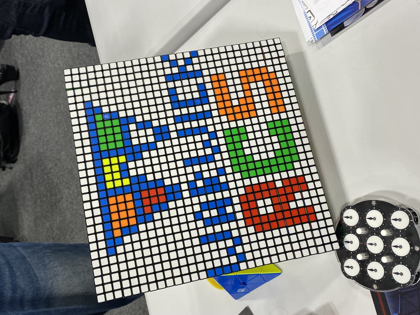 Rubik's Cube Mosaic image