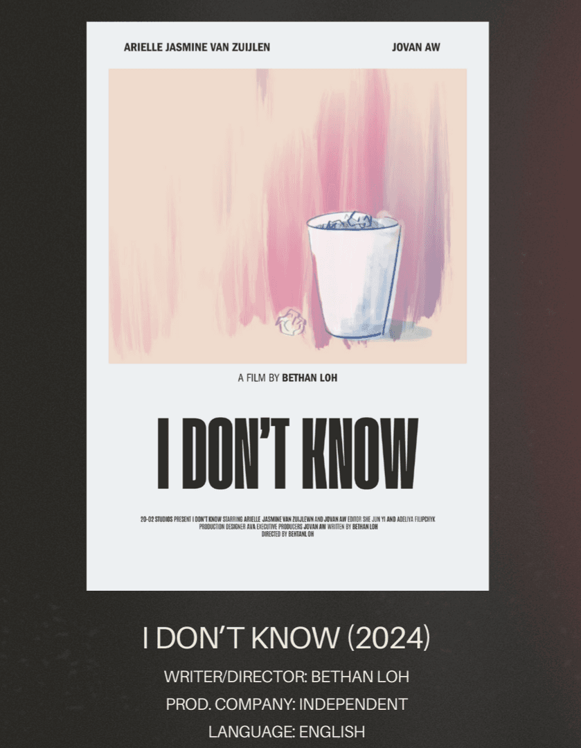 I Don't Know (a short film) image